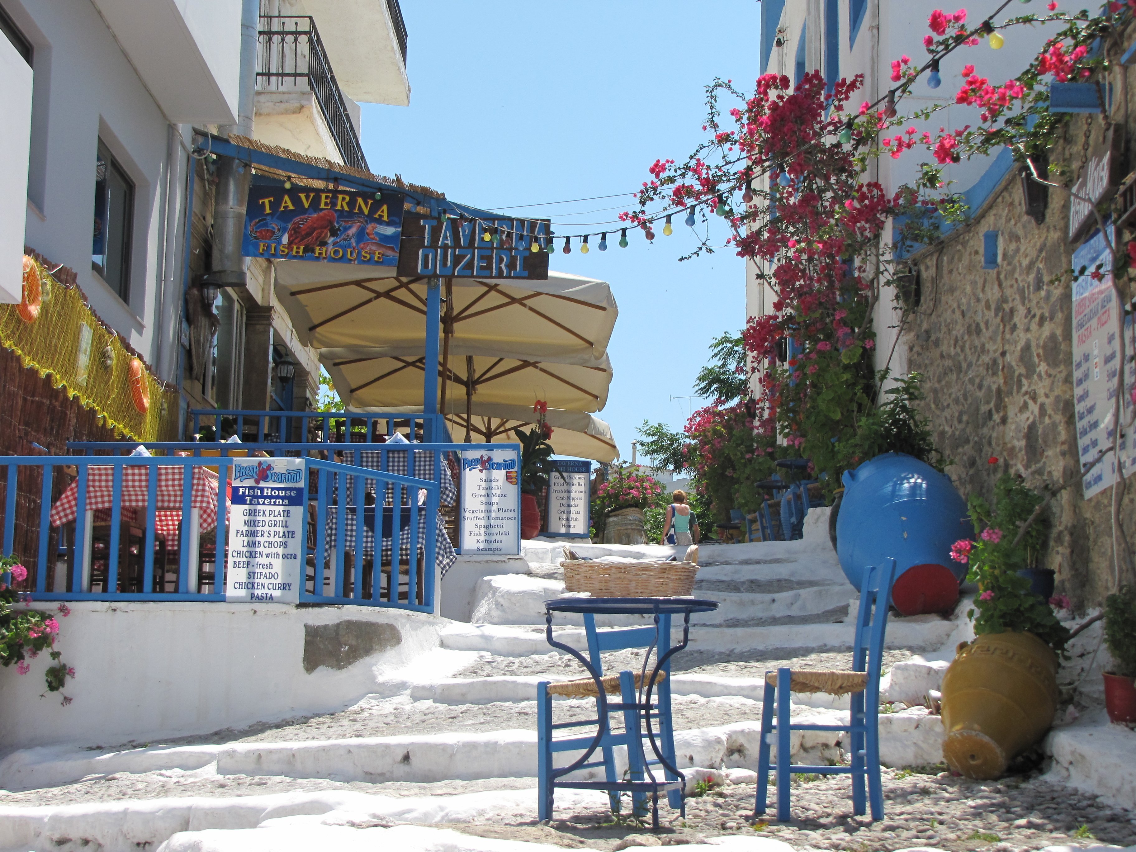 A greek taverna Photo from Ambavris in Kos | Greece.com