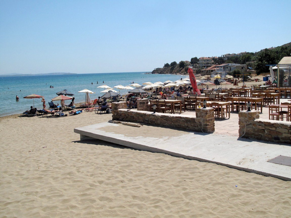 Karfas Beach Chios Photo From Karfas In Chios Greece Karfas Beach Chios Photo From Karfas In Chios Greece
