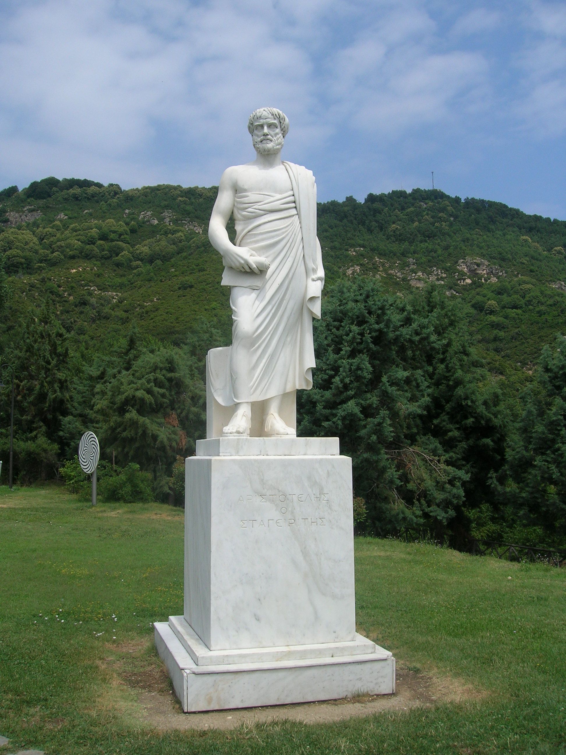 Statue of Aristotle Photo from Stagira in Halkidiki | Greece.com