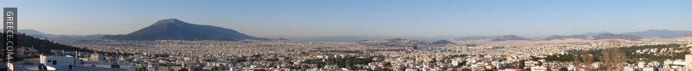 Athens panorama from Melissia