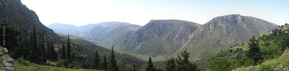 Delphi Valley panorama