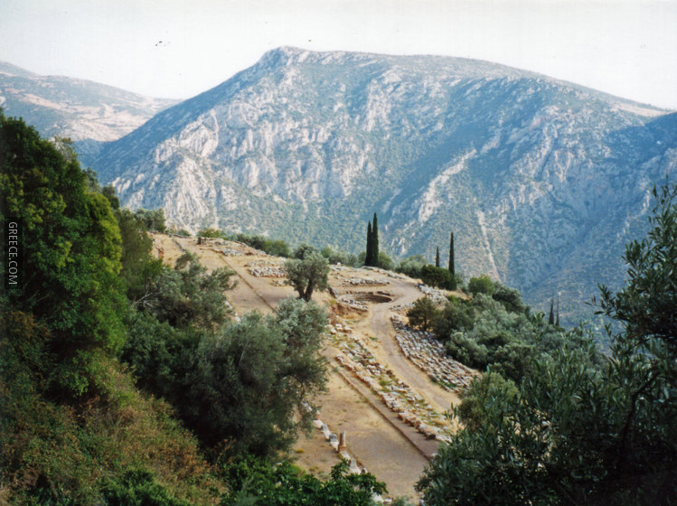 View of the Marmaria  Delphi