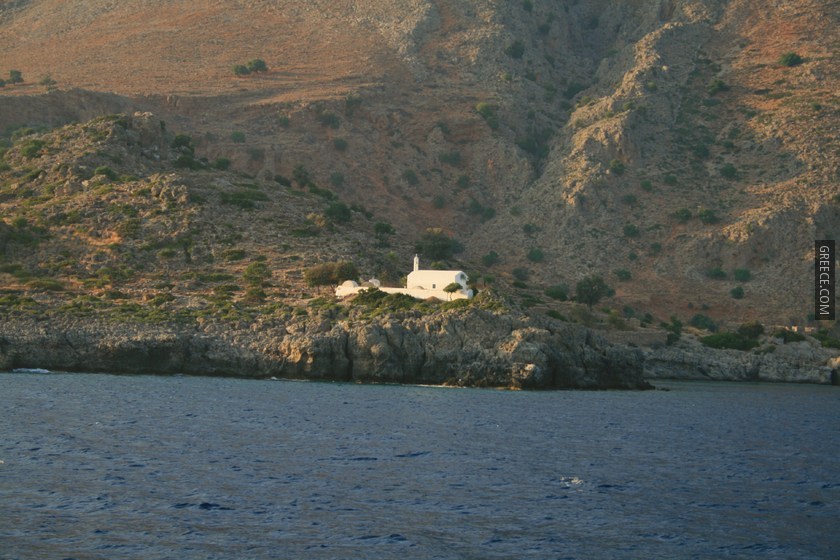 Church in to Loutro, Chania, Crete, Greece