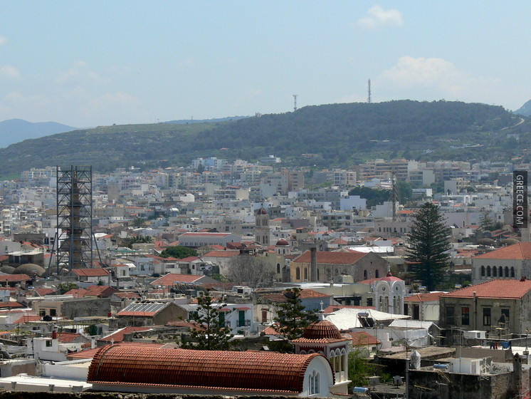 Rethymno Festung  Blick auf die Stadt 3