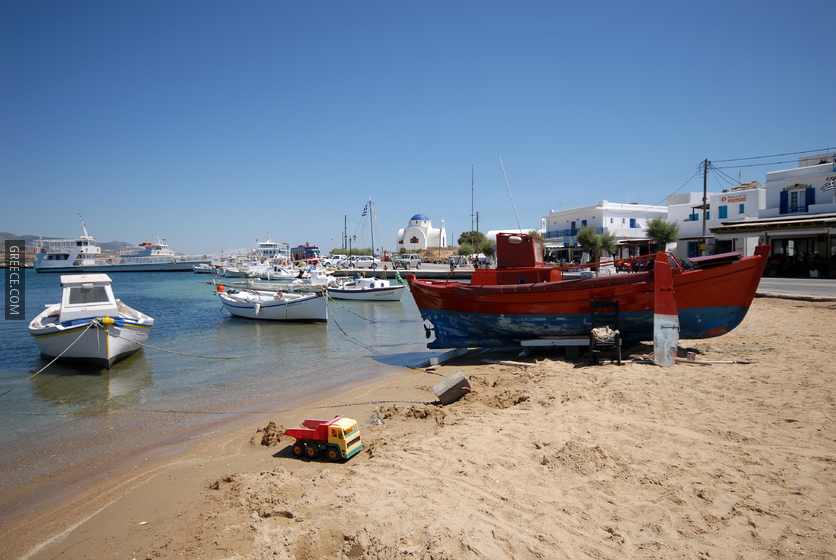 Griechenland Antiparos Fischerhafen