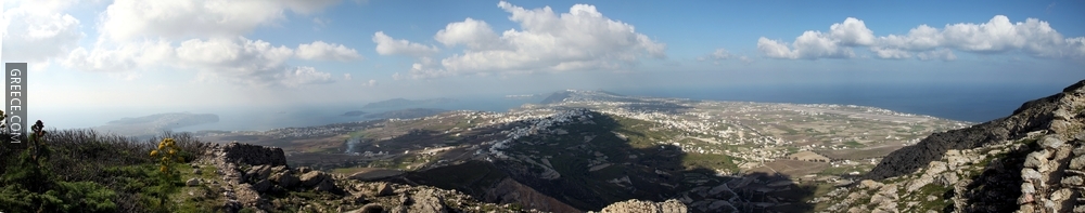View from Mount Prophet Elias