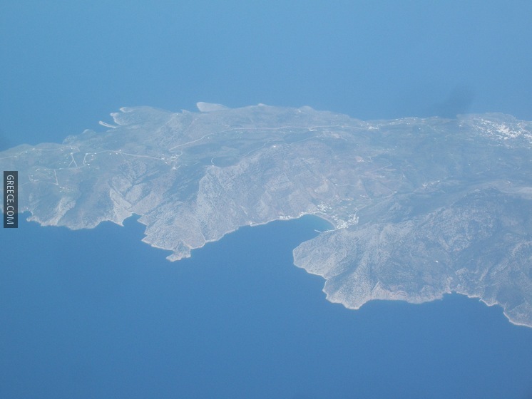 Kamares bay, Sifnos airview