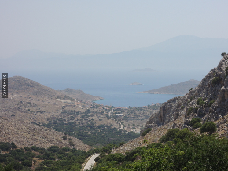 Halki Approach to the castle 1