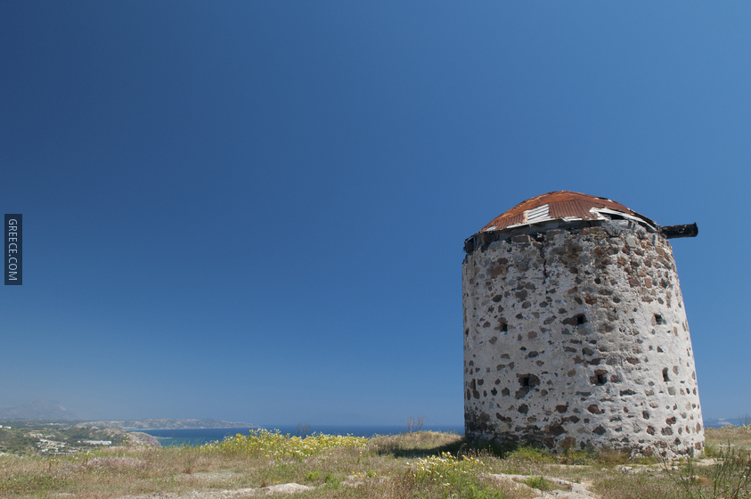 Windmill in Kefalos, Kos, Greece (5654185886)