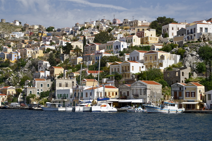 Symi houses Greece