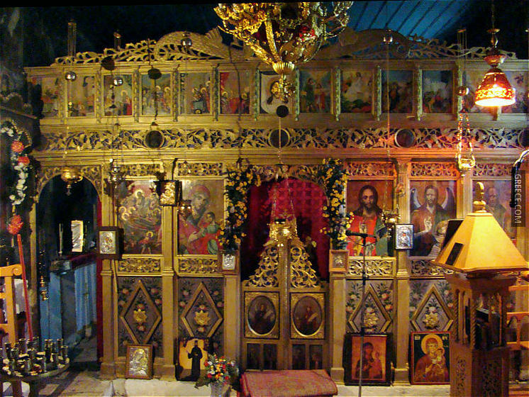 Monastery Kastri inside