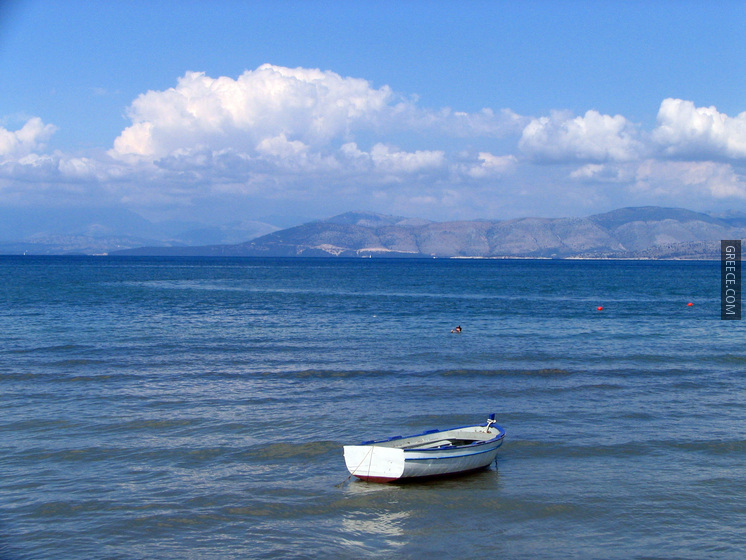 Mainland seen from Corfu