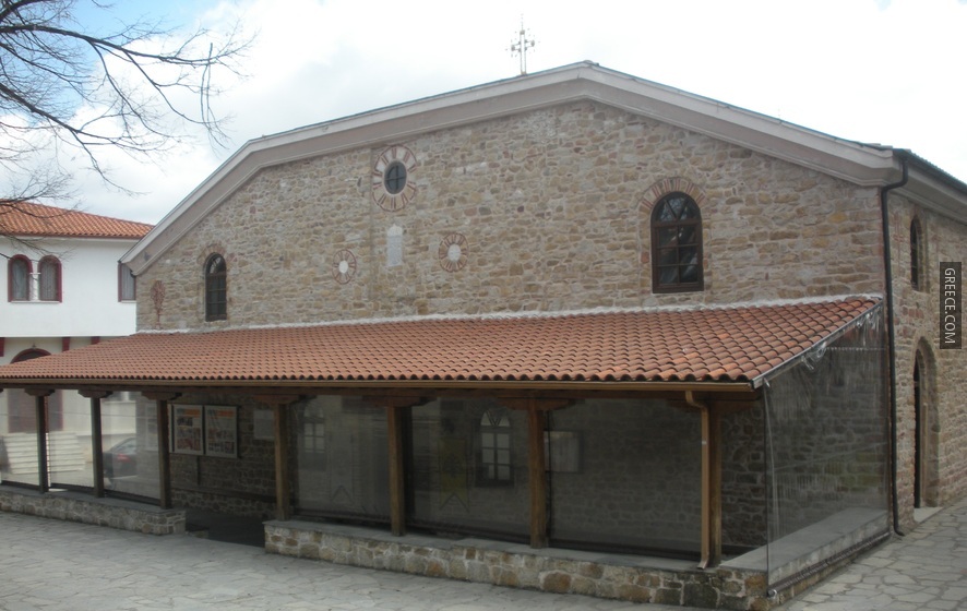 St Stefanos Church Arnaia Back
