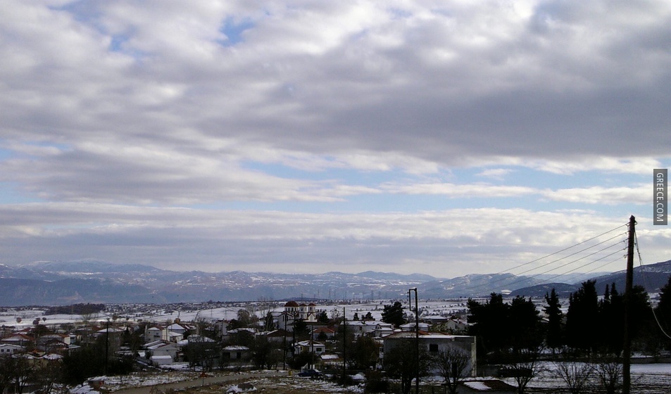 Winter in Protochori, Kozani