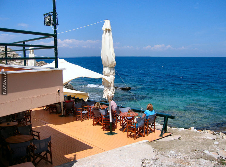 Flickr  ronsaunders47  THASSOS TOWN CAFE VIEW