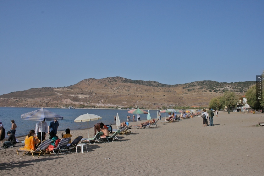 Petra beach, Lesbos