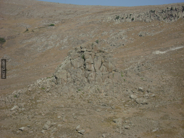 Volcanic rock landscape