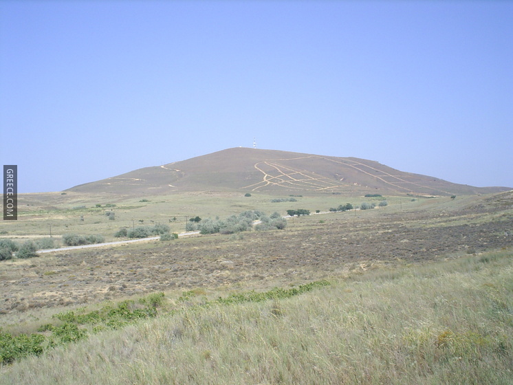 Paradisi hill in Lemnos