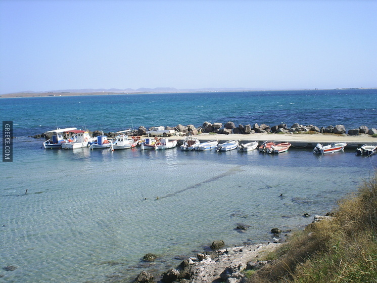 Small port, Agia Kyriaki, Keros bay, Lemnos
