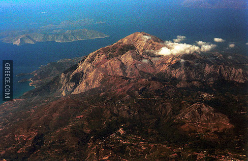 GR Samos Kerketeas Luftbildaufnahme 30 asb 19082002