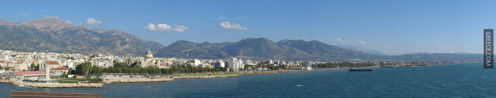 Patras from Ferry 2003