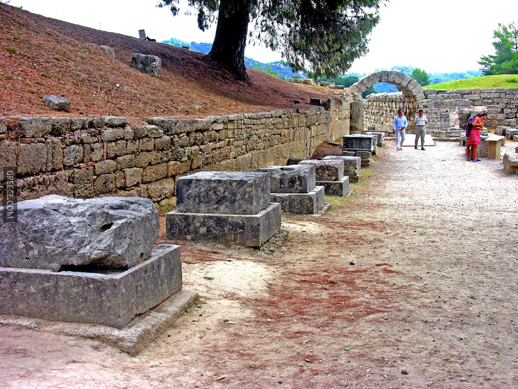 Greece0528  Bases of Zanes (4th – 1st century BC)