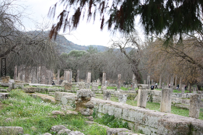 Gymnasion and Palaestra in Olympia 2010