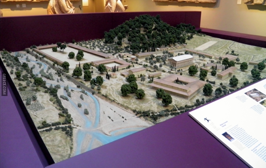 Model of ancient Olympia, British Museum3