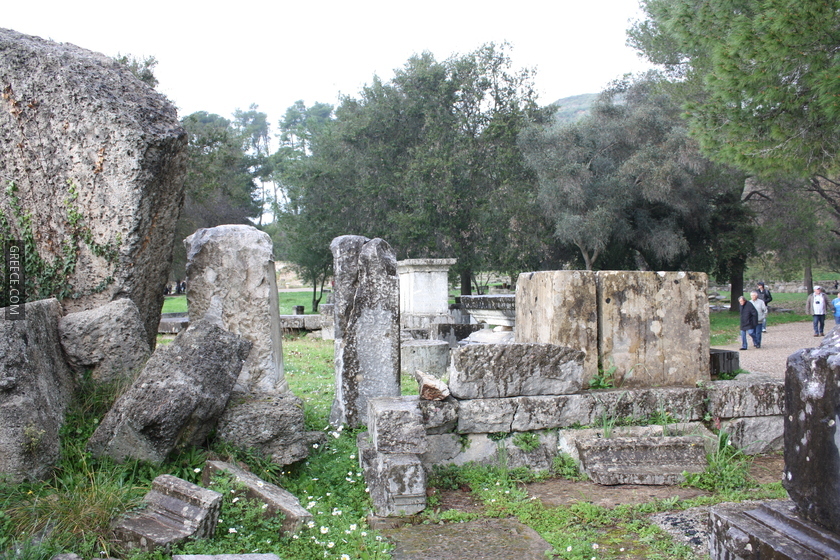Olympia ruins near the Temple of Zeus 4