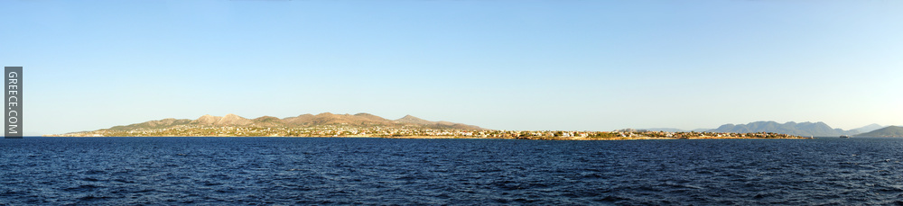 Aegina island panorama