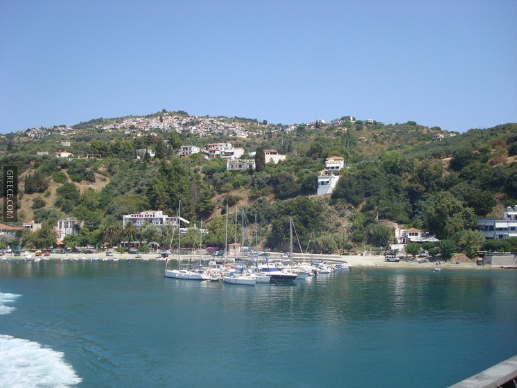 Glossa village in Skopelos