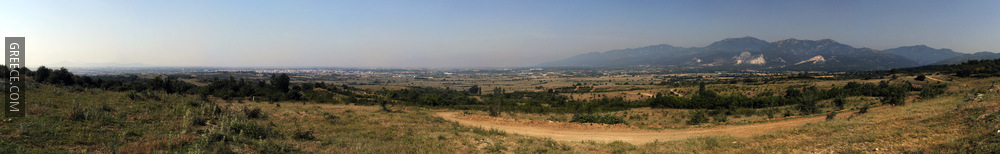 20100614 Ismaros Komotini Papikio Rhodope Thrace Greece panoramic