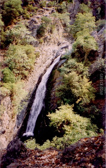 Samothraki fonias waterfall