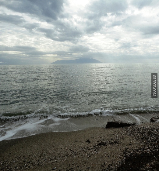 Samothraki view from Dikella beach