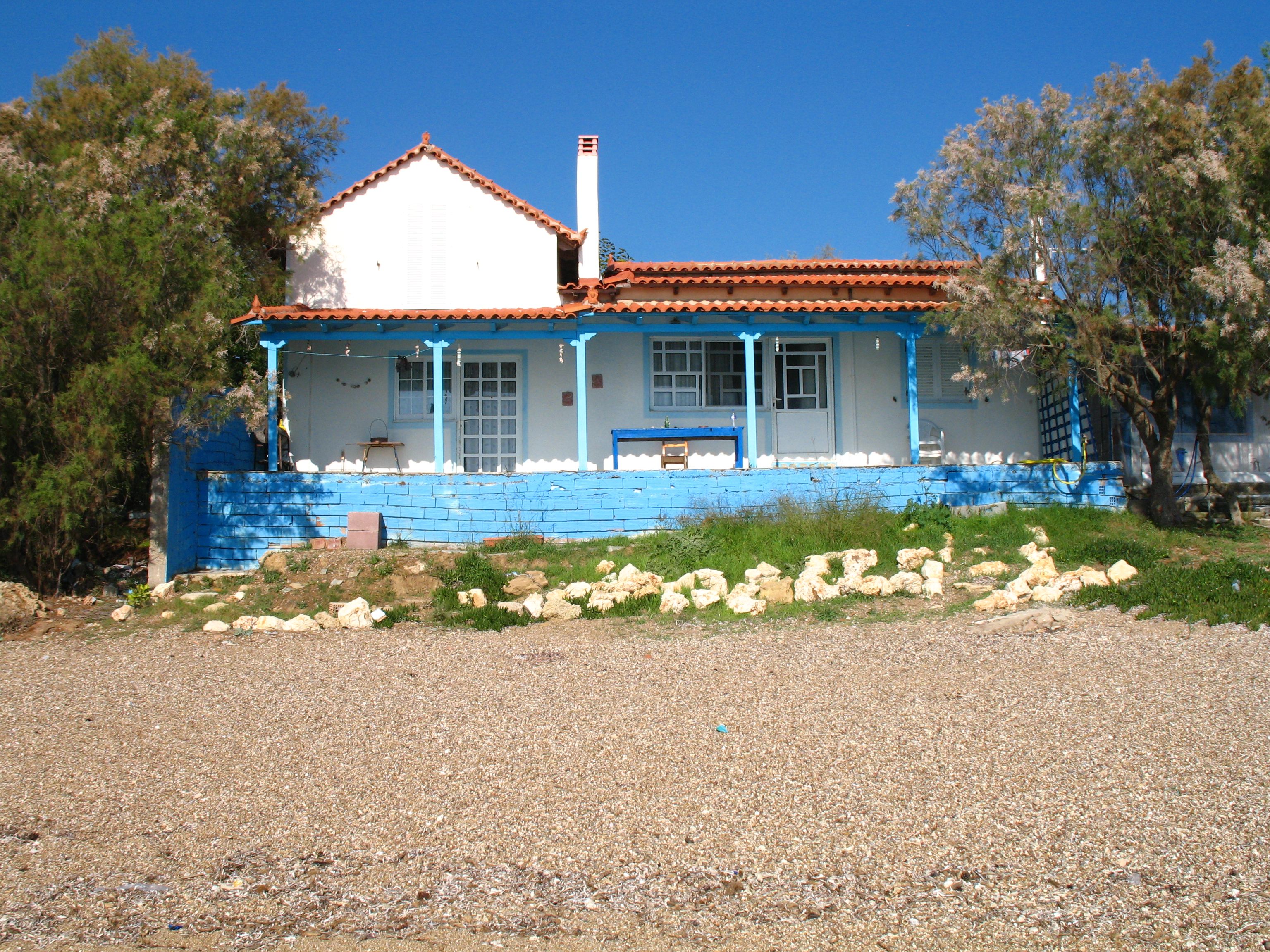house at the beach Photo from Paralia Lygia in Zakynthos | Greece.com
