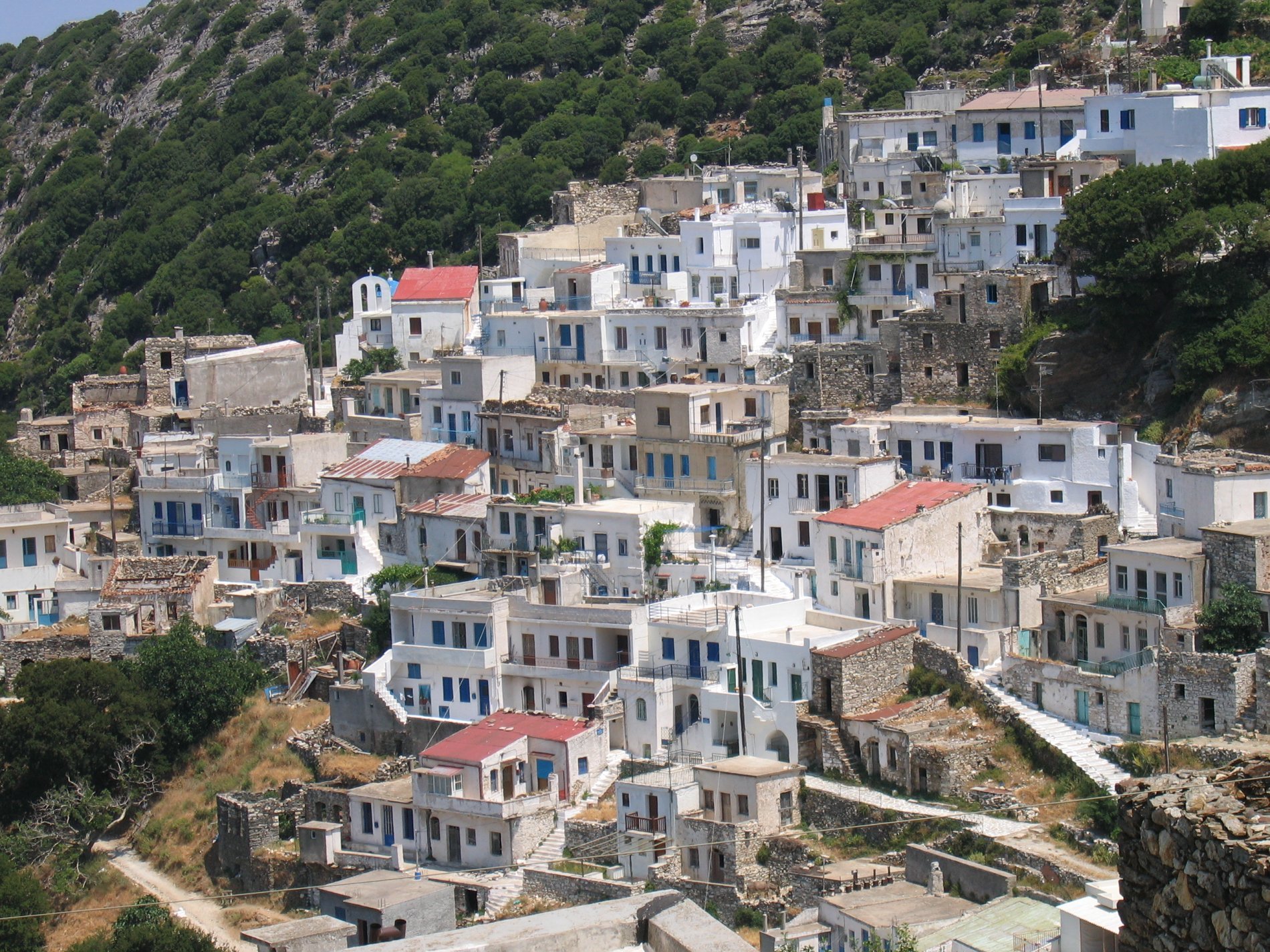Koronos Photo From Skado In Naxos Greece