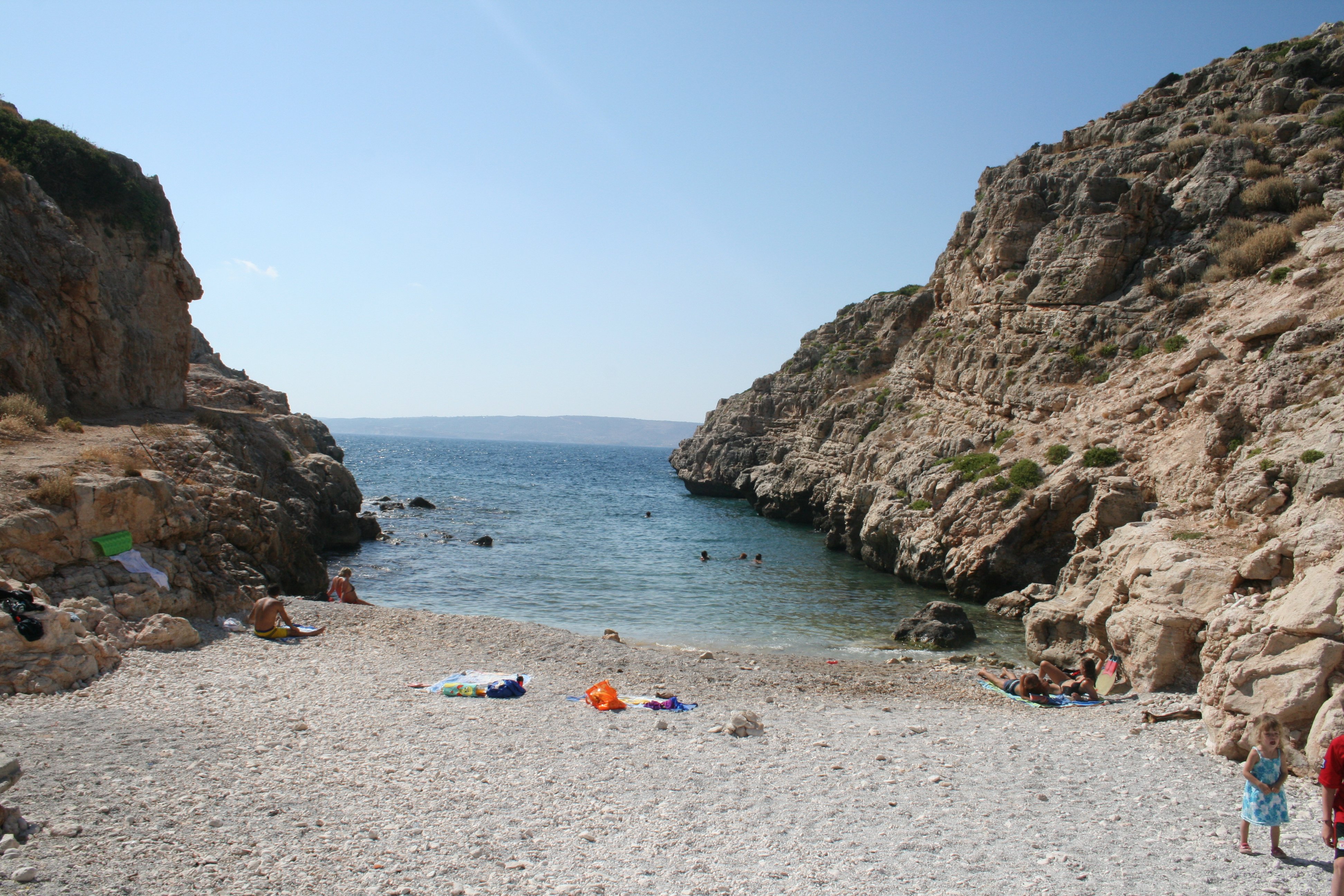 Small Beach By Kokkino Chorio Photo From Drepano In Chania Greece Small Beach By Kokkino Chorio Photo From Drepano In Chania Greece