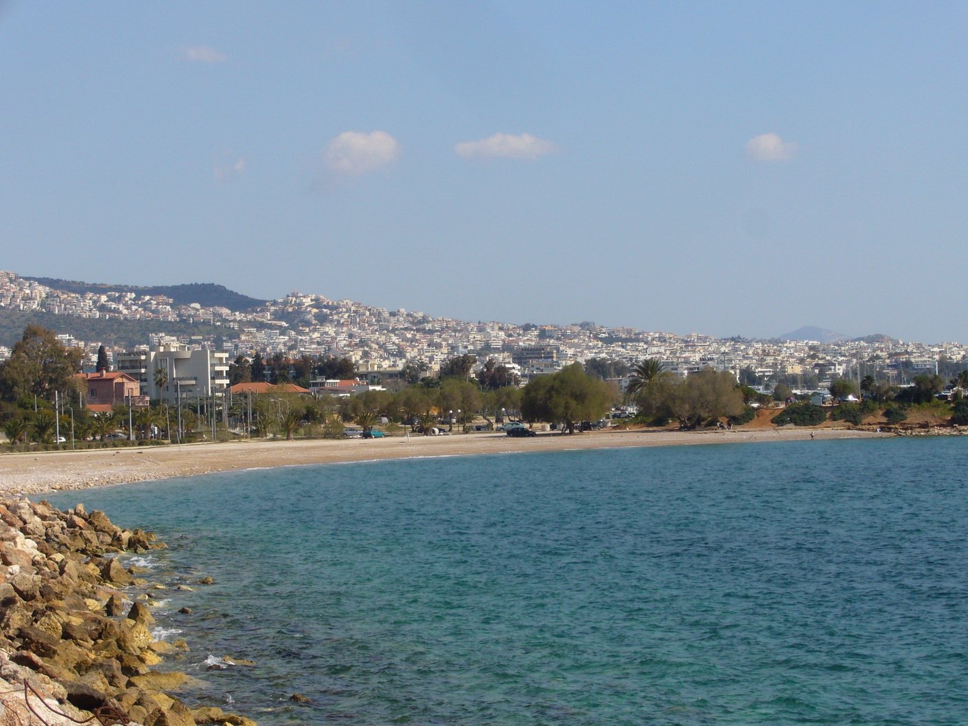 пляжи афины