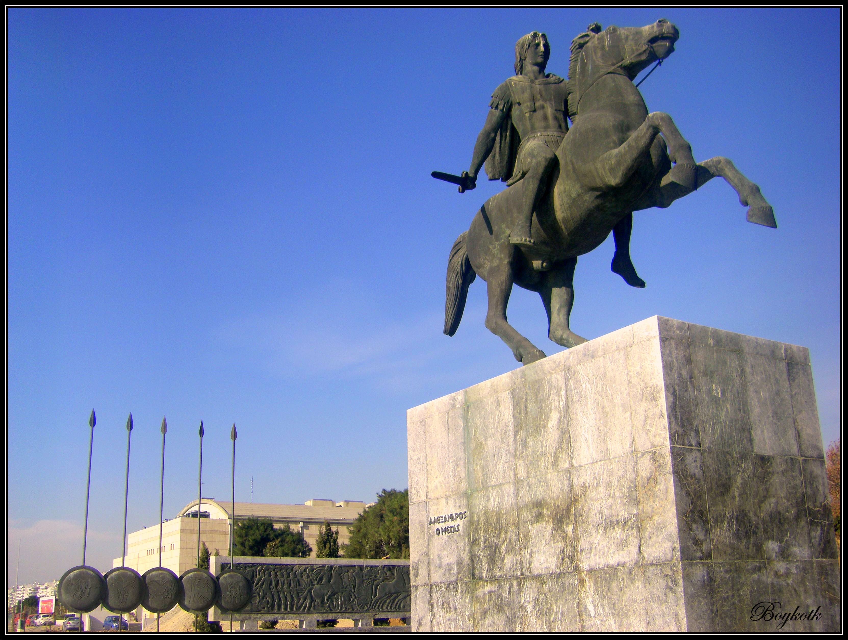 GRE - Thessaloníki - Monument to Alexandros Megalos (Alexander the