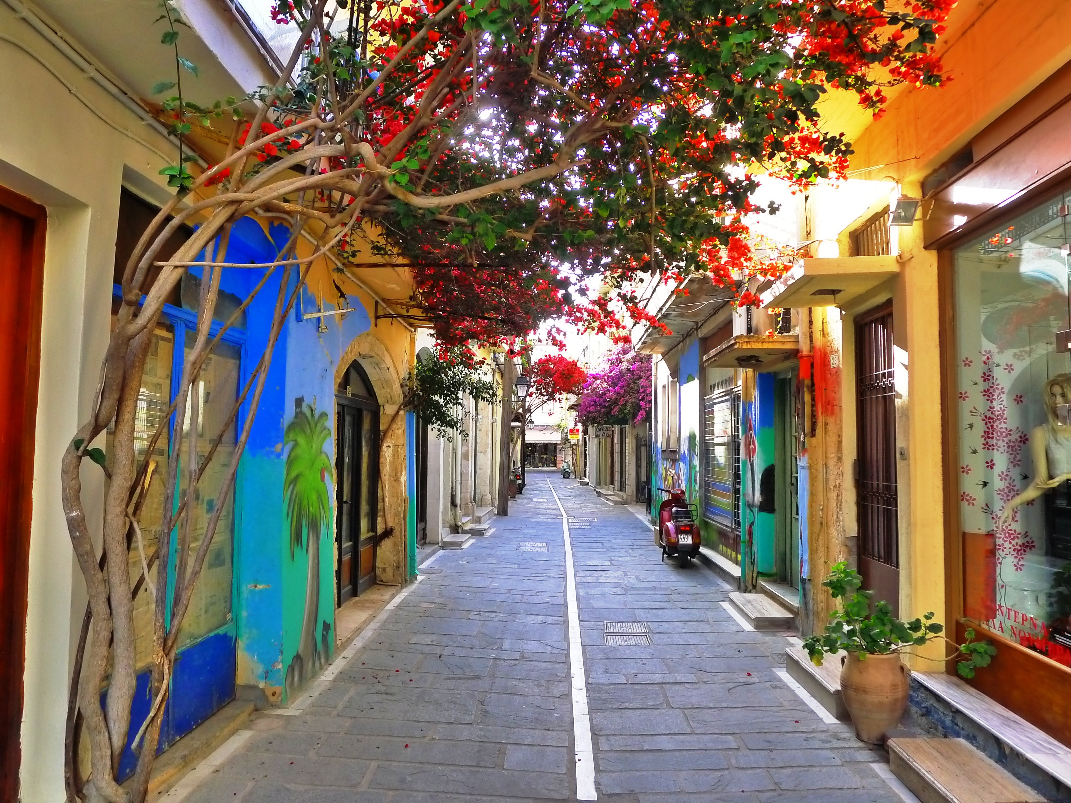 Греция улочки красивые