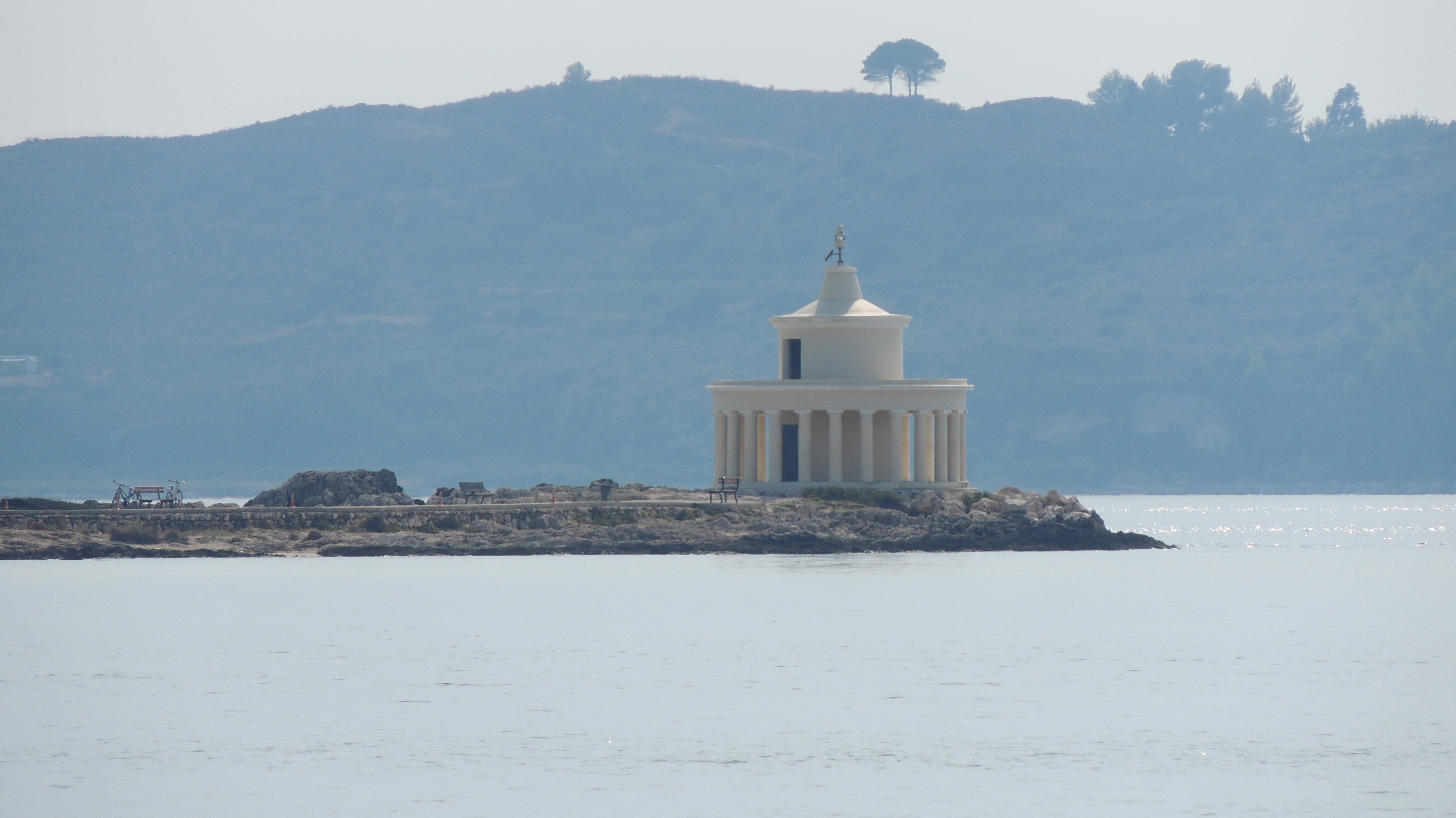 St Theodore Lighthouse Photo From Fanari In Kefalonia Greece Com
